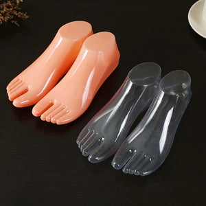 Hard Plastic Foot Models Foot Support for Stuffing Shoes Mannequin 22x9cm