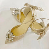 Heart Shape Shoe Accessories Rhinestones Crystal Decorations Buckle