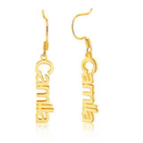 Personalized Stainless Steel Name Round Earring