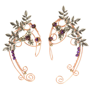 Leaf Elf Clip Earrings Fairy Jewelry Cuff Earrings