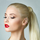 Leaf Elf Clip Earrings Fairy Jewelry Cuff Earrings