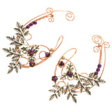 Leaf Elf Clip Earrings Fairy Jewelry Cuff Earrings