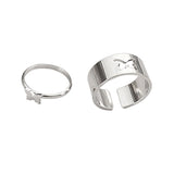Matching Butterfly Lover Couple Rings for Engagement