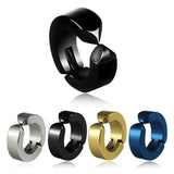 Men's Punk Style Steel Ear Clip Earrings