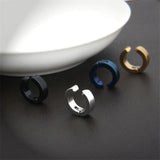 Men's Punk Style Steel Ear Clip Earrings