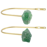 Natural Rough Crystal Stone Curtain Holdback Hanger Wall Tie Backs Hook Holder