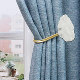 Natural Rough Crystal Stone Curtain Holdback Hanger Wall Tie Backs Hook Holder