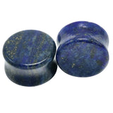 Lapis Lazuli Stone Ear Plugs Tunnels Gauges Piercing Expander Stretcher Jewelry