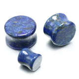 Lapis Lazuli Stone Ear Plugs Tunnels Gauges Piercing Expander Stretcher Jewelry