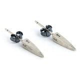 925 Sterling Silver Stud Earrings Taper Plug Prevent Allergy