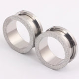 Surgical Steel Ear Plug Gauges Flesh Tunnel Piercing Stretcher