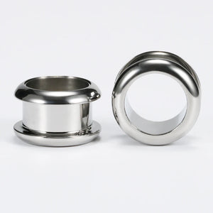 Stainless Steel Ear Plugs Piercing Earrings Flesh Tunnel Gauges Body Jewelry