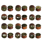 Wood Ear Plugs Gauges Earrings Flesh Tunnel Piercing