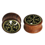 Wood Ear Plugs Gauges Earrings Flesh Tunnel Piercing