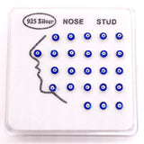 925 Silver Devil's Eye Nose Rings & Studs Body Jewelry