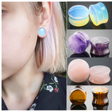 Organic Stone Ear Plugs 8-20mm Flesh Tunnel Expander Piercing Jewelry