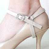 PU Leather High Heel Straps Shoe Accessory Elastic Band