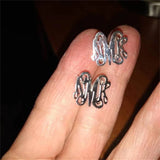Custom Name Earrings Stainless Steel Stud Letter Earring for Women