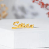Custom Nameplate Letter Earrings Stainless Steel Personalized Studs