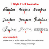 Customized Cursive Name Stud Earrings for Women