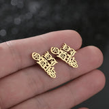 Custom Cursive Name Earrings - Personalized Initial Studs