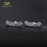 Custom Cursive Name Earrings Personalized Stud Earings Gift