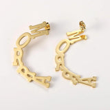 Custom Cursive Name Earrings - Personalized Stud Earring