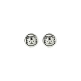 S925 Sterling Silver Tiger Tiny Stud Earring