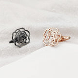 Rose Flower Cufflinks for Women French Shirt Cuffs Mens Suit Accessories