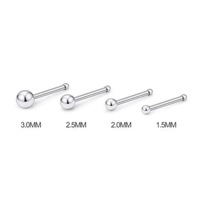 925 Silver Nose Studs Minimalist Tiny Dot Boho 22g Nose Piercing Jewelry