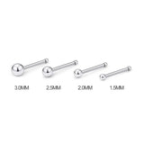 925 Silver Nose Studs Minimalist Tiny Dot Boho 22g Nose Piercing Jewelry