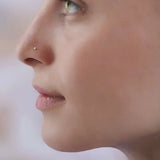 925 Silver Nose Studs Minimalist Tiny Dot Boho 22g Nose Piercing Jewelry
