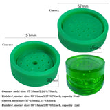 Resin Mold Herb Spice Crusher Silicone Mould Colorful Baking Tools