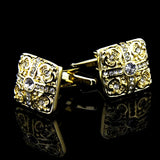 Crystal Sleeve Nails Cufflinks Men's Shirt Buttons