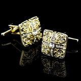 Crystal Sleeve Nails Cufflinks Men's Shirt Buttons