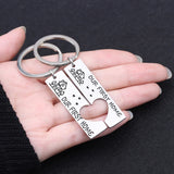 Personalized Stainless Steel Keychains Our First Home Couple Accessory