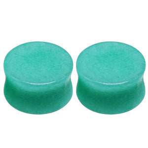 1 Pair Stone Ear Stretchers Plugs and Tunnels Piercing Gauges