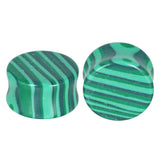 1 Pair Stone Ear Stretchers Plugs and Tunnels Piercing Gauges