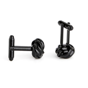 Metal Knots Enamel Cufflink Shirt Suit Accessories Wedding Jewelry