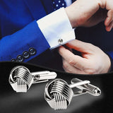Metal Knots Enamel Cufflink Shirt Suit Accessories Wedding Jewelry