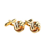 Metal Knots Enamel Cufflink Shirt Suit Accessories Wedding Jewelry