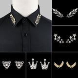 Men Women Suit Collar Pin Tree Leaf Dragon Leopard Brooches