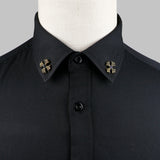 Men Women Suit Collar Pin Tree Leaf Dragon Leopard Brooches