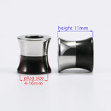Stainless Steel Ear Flesh Tunnel Men Women Ear Gauges Earrings