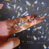 Magnetic Earrings Ear Clips Crystal Stone Stud Clip No Piercing Jewelry