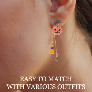 Women Halloween Drop Earrings Asymmetrical Earrings for Girls