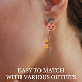 Women Halloween Drop Earrings Asymmetrical Earrings for Girls