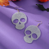 Halloween Skull Acrylic Earrings for Women