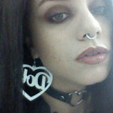 Custom Cursive Name Hoop Earrings for Women, Personalized Initial Nameplate Gift