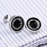 Crystal Sleeve Nails Men's Shirt Cufflinks Buttons Jewelry Accessories